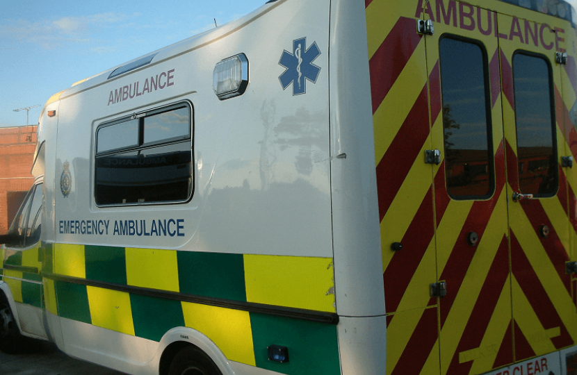 Tim Loughton MP Welcomes Patient Transport back to NHS Ambulance Provider