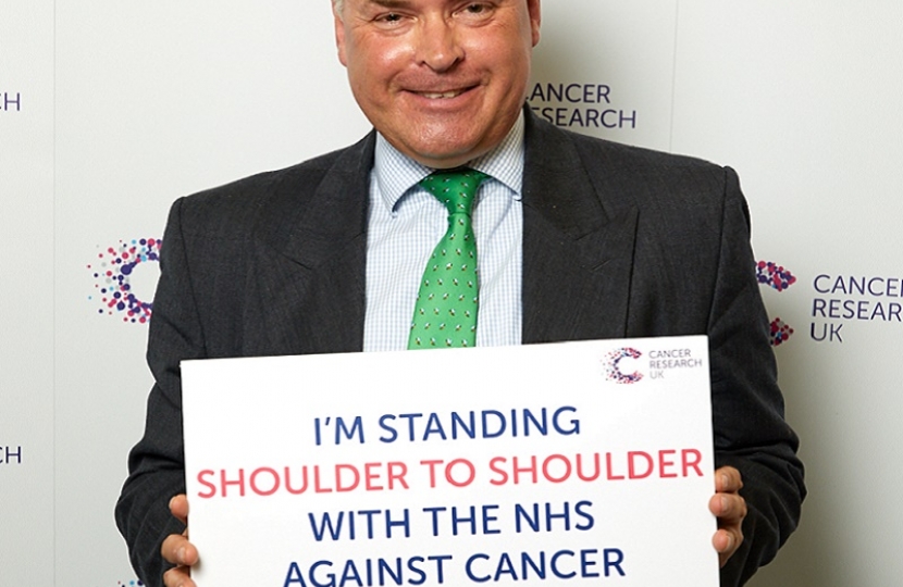 Tim Loughton MP takes a stand against cancer