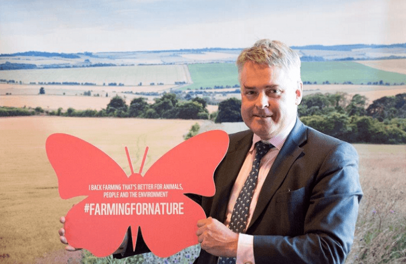 Tim Loughton MP backs farming for nature, with South East farming profits down 41% in four years