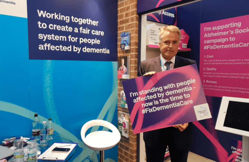 Alzheimer's Society stand: Party Conference