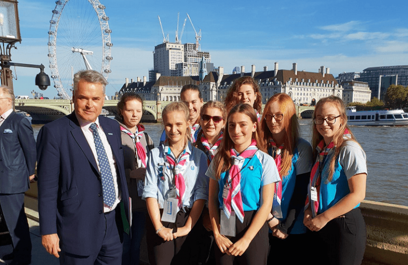 Worthing Rangers visit Parliament for PMQs
