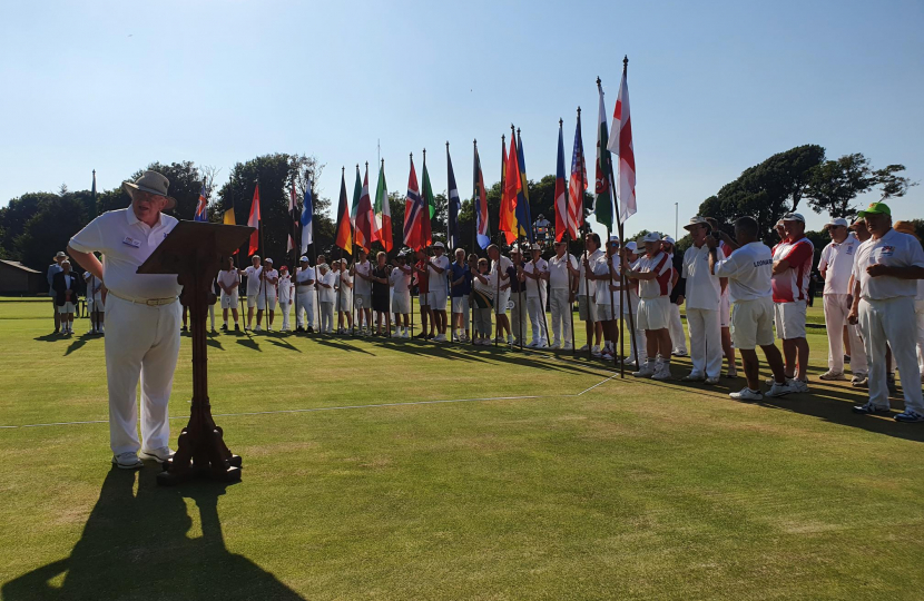Opening of the Croquet Championships at Southwick Croquet Club