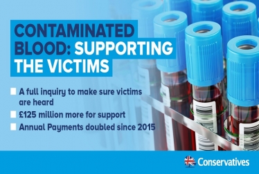 Prime Minister orders an inquiry into contaminated blood tragedy