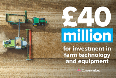 Investing £40m to help British farmers