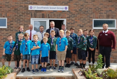 New scout hut in Adur Valley