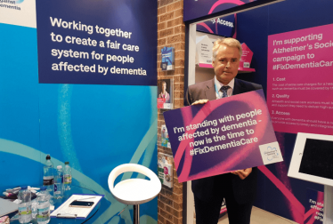 Alzheimer's Society stand: Party Conference