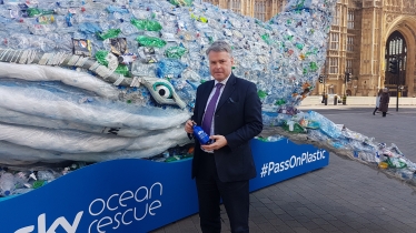 Last year with the #passonplastic whale